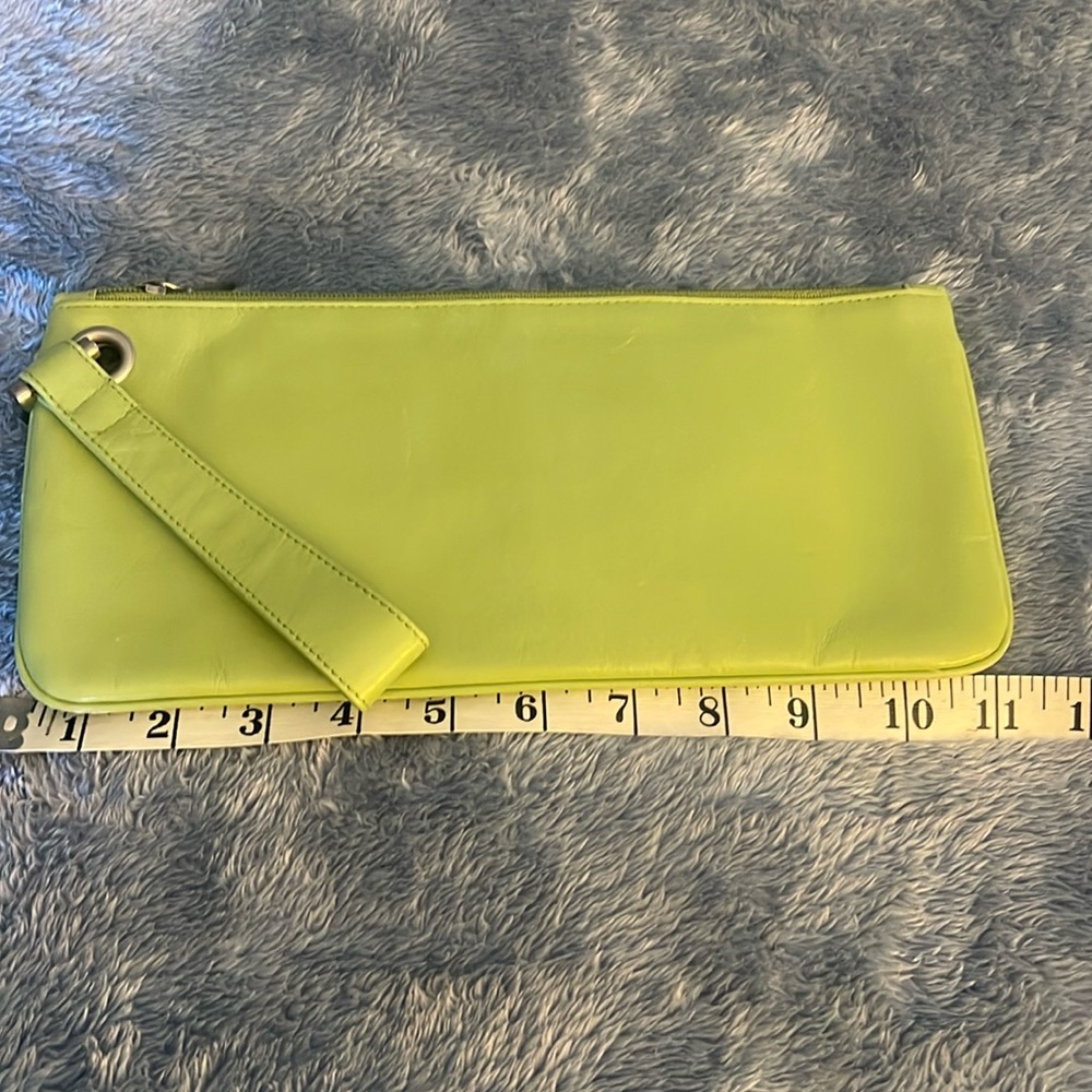 HOBO Zip Closure Handbag with wristlet Strap.